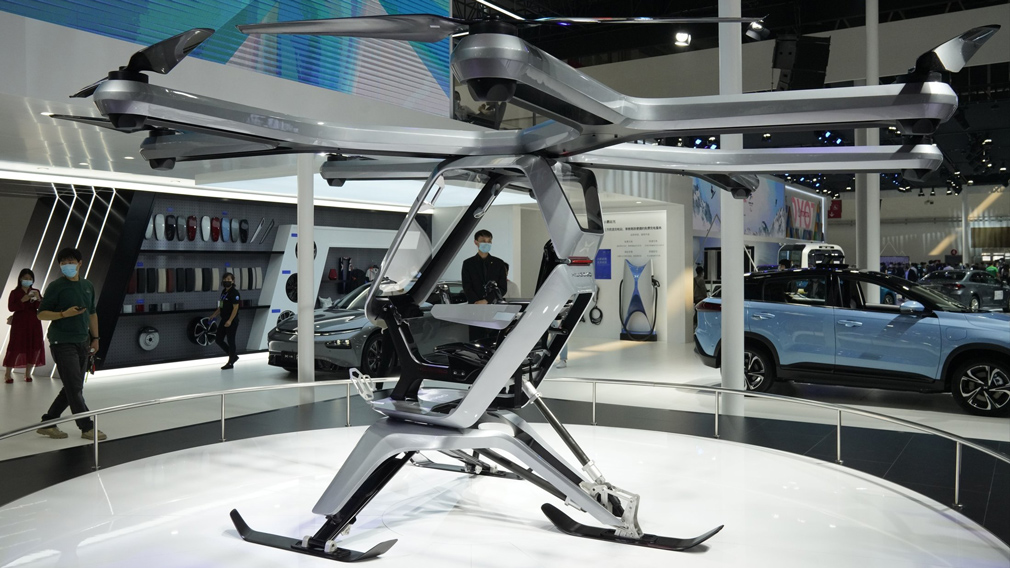Літаючий автомобіль Xpeng Traveler T1 на Пекінському автосалоні