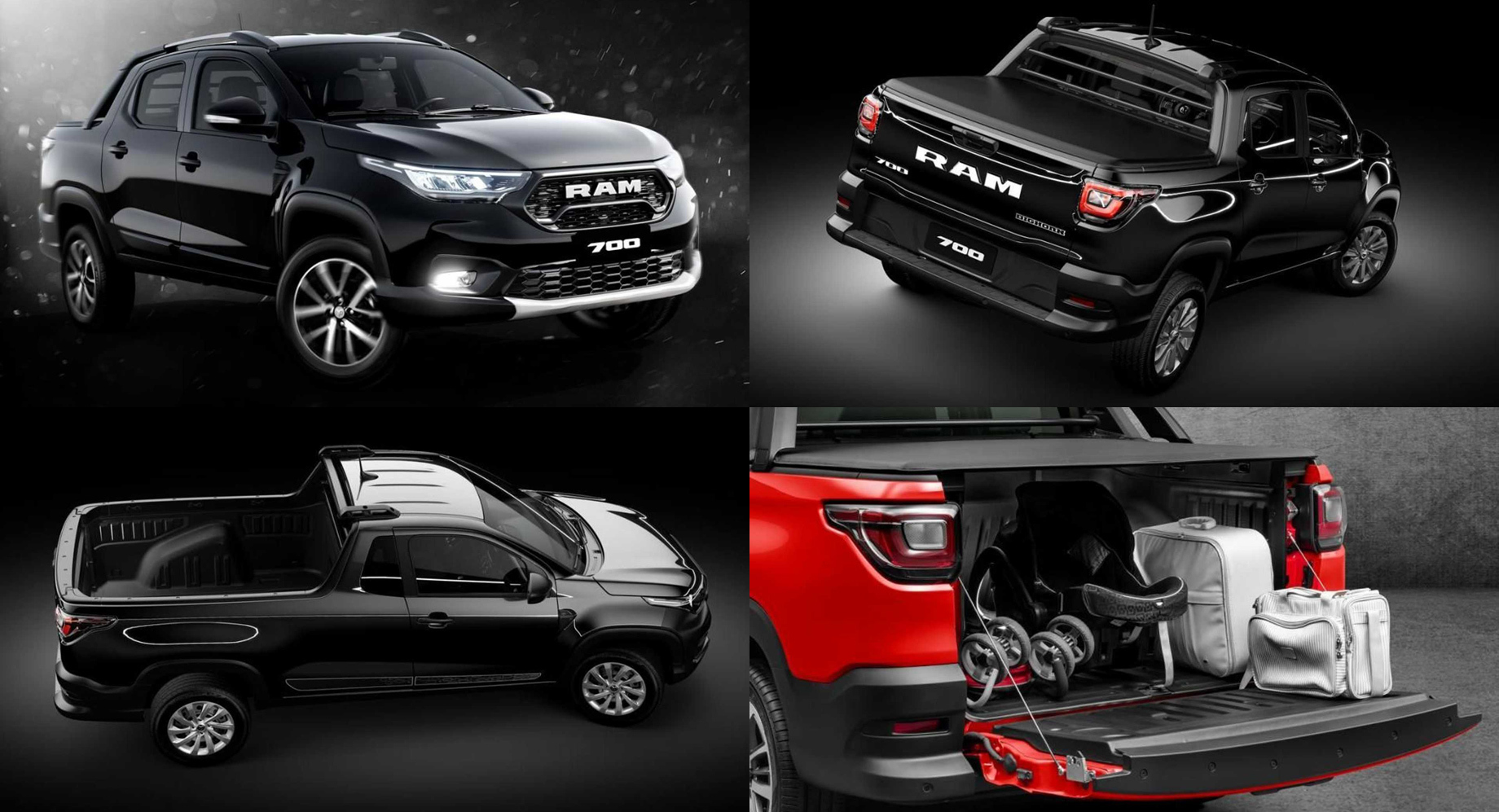 Новий Ram 700 очікувано повторив пікап Fiat Strada
