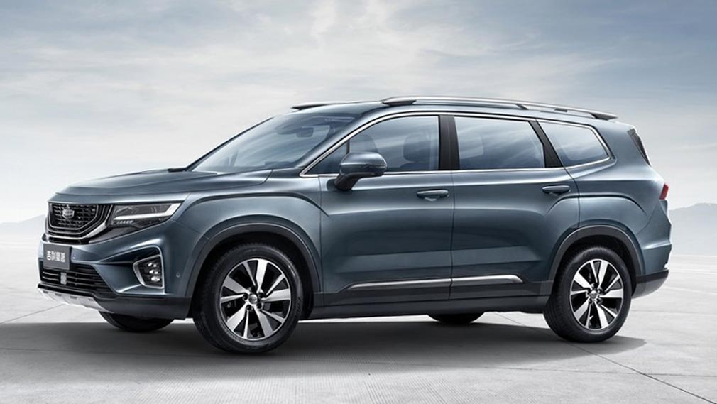 У модельному ряду Geely з'явився трьохрядний кросовер Okavango