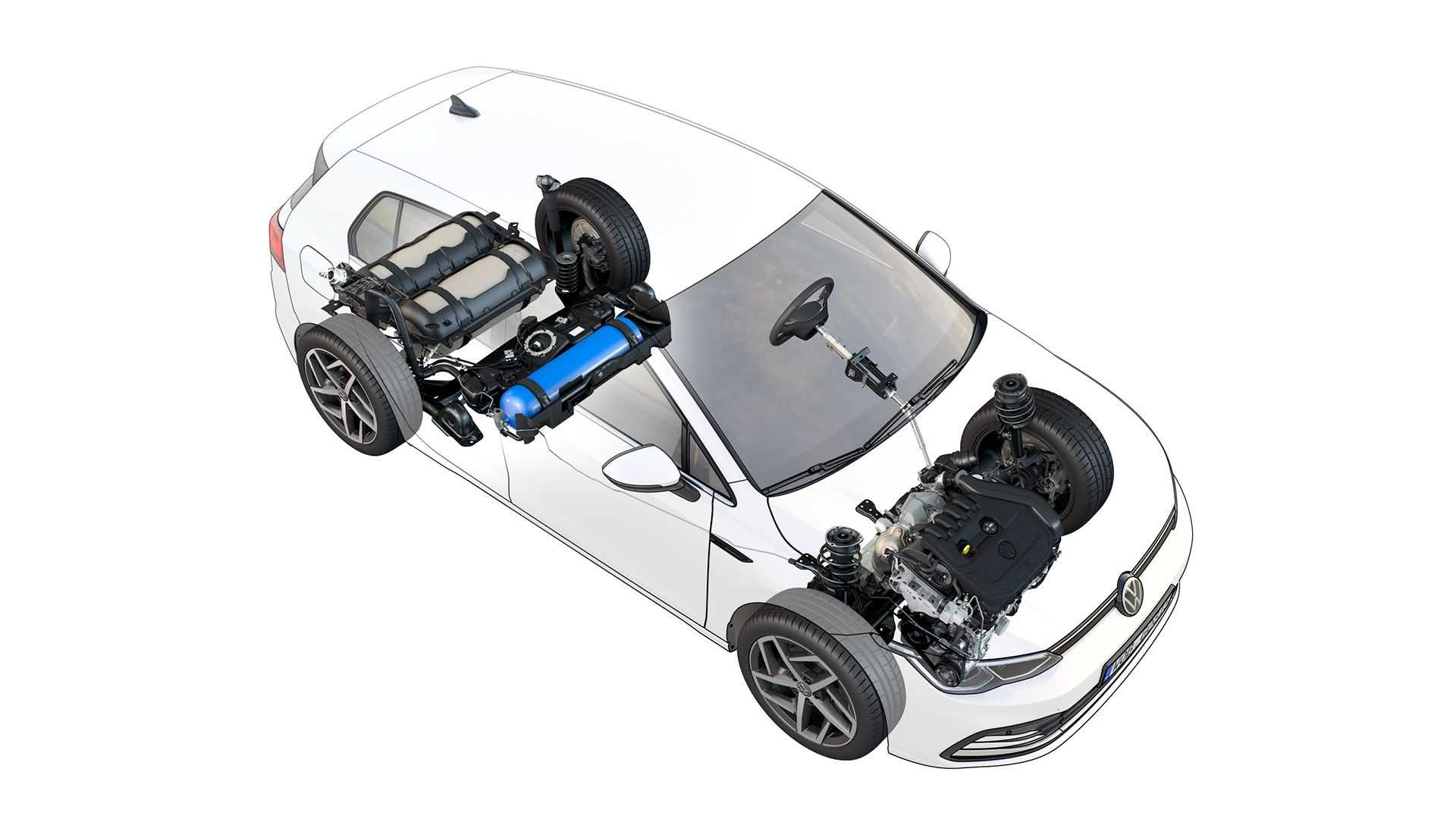 Volkswagen перевів нові хетчбек і універсал Golf на газ