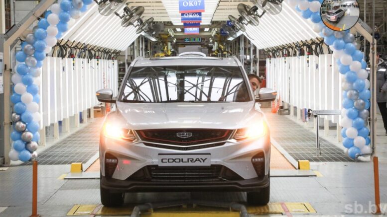 Coolray встав на конвеєр. Як в Білорусі виробляють компактний кросовер Geely