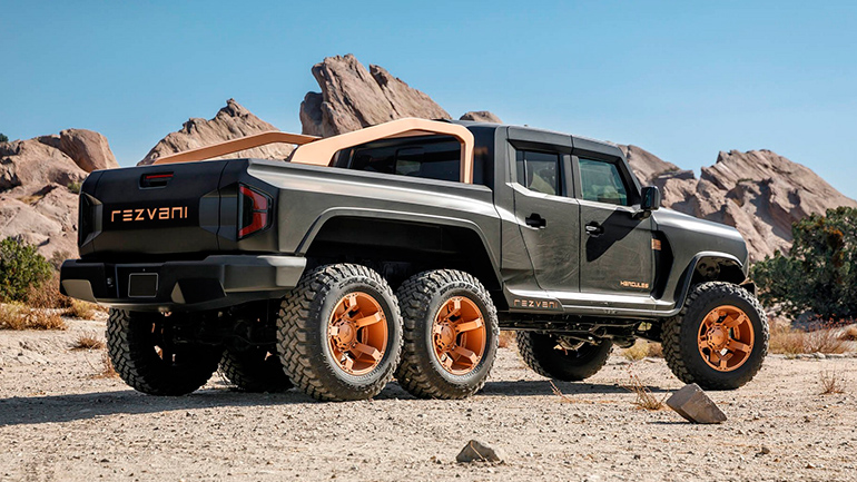 Rezvani представив потужний броньовик Hercules 6 × 6