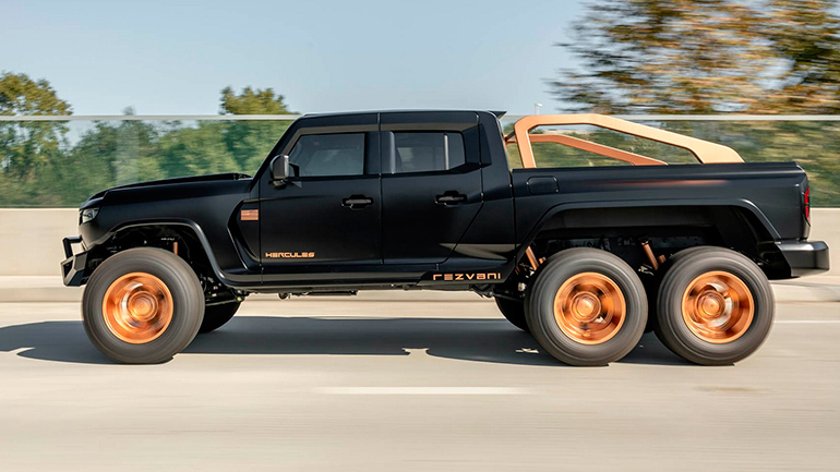 Rezvani представив потужний броньовик Hercules 6 × 6