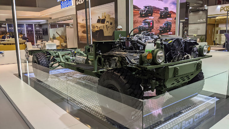 Kia представила новий військовий автомобіль на IDEX 2021