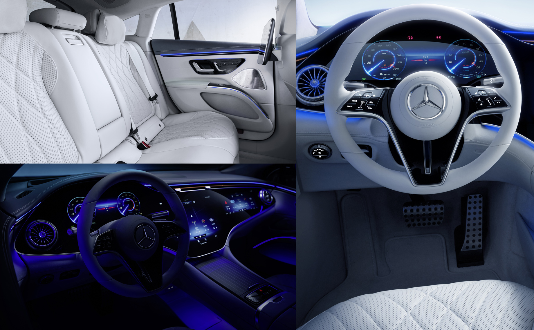 Розкрито всі варіації інтер'єру Мерседеса EQS