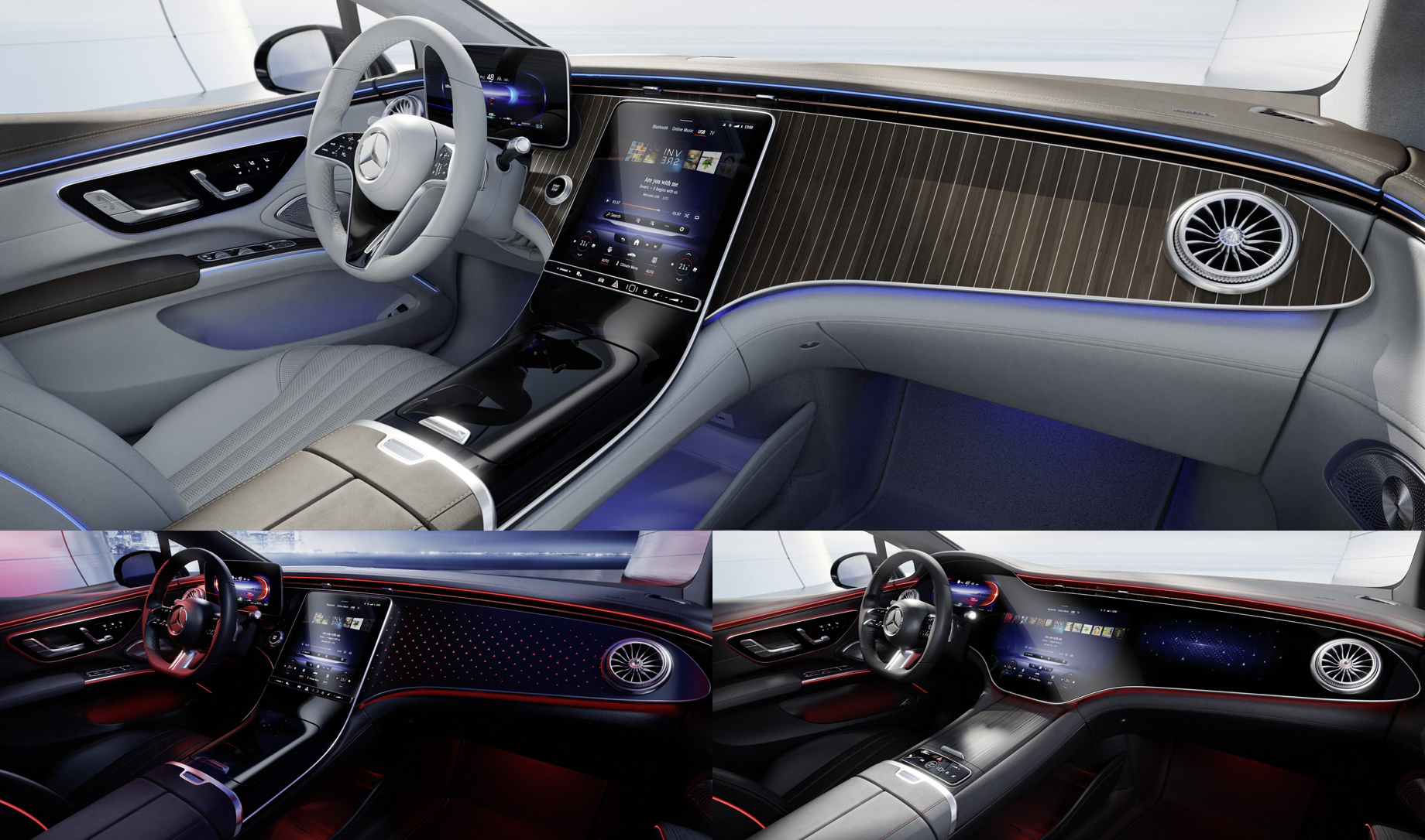 Розкрито всі варіації інтер'єру Мерседеса EQS