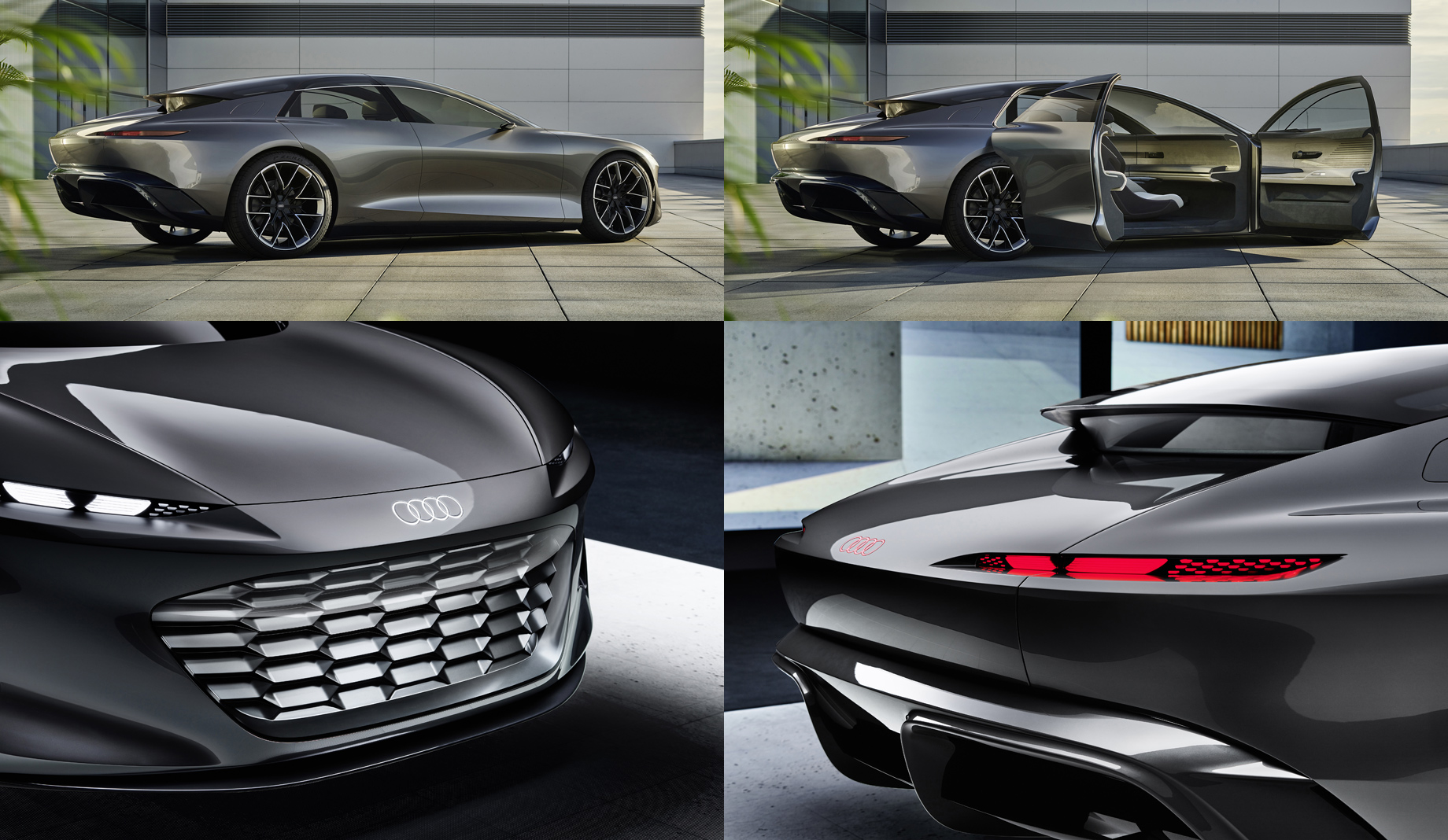 Audi Grandsphere отримав дерев'яні екрани і мегабатарею