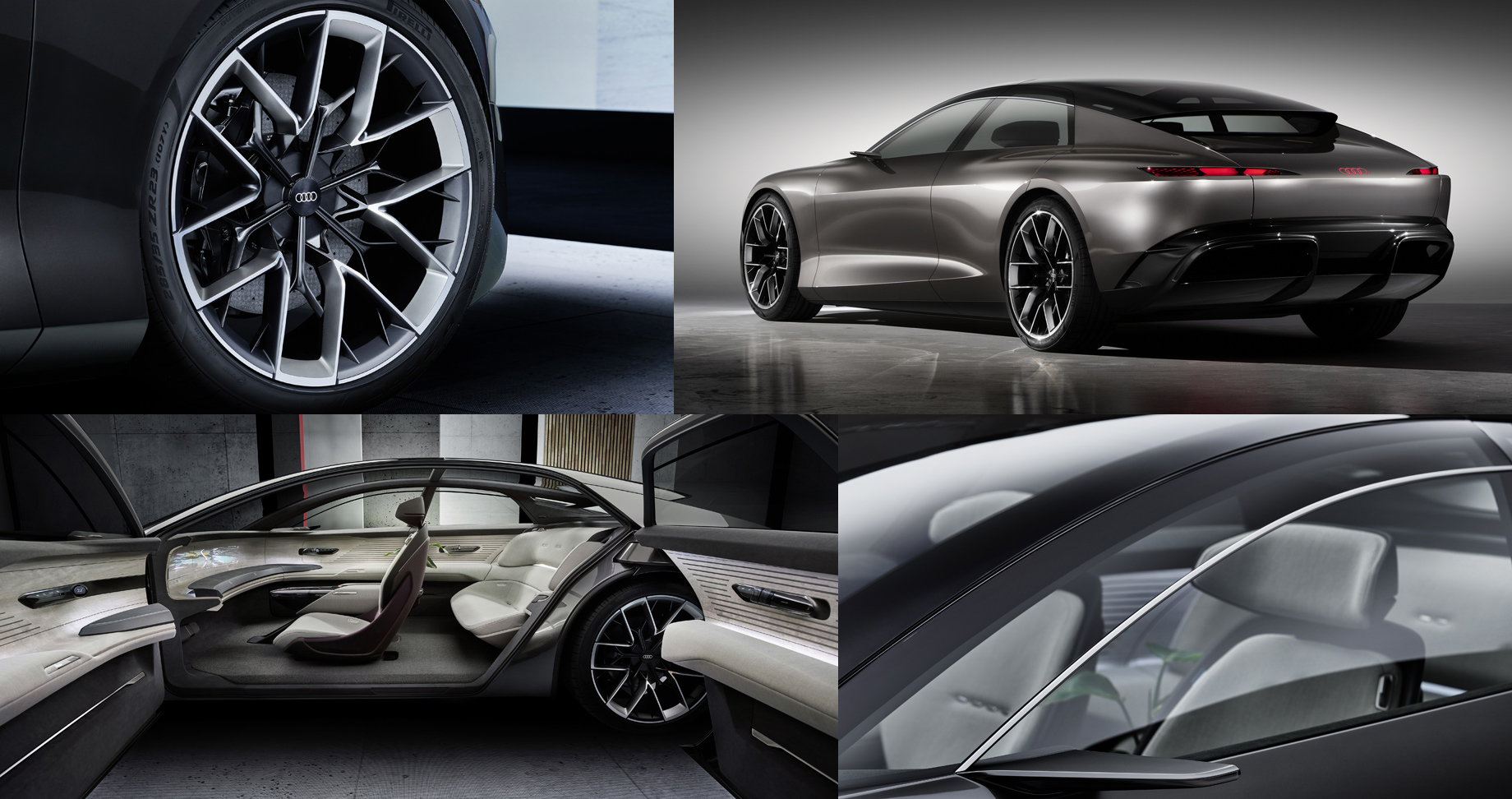 Audi Grandsphere отримав дерев'яні екрани і мегабатарею