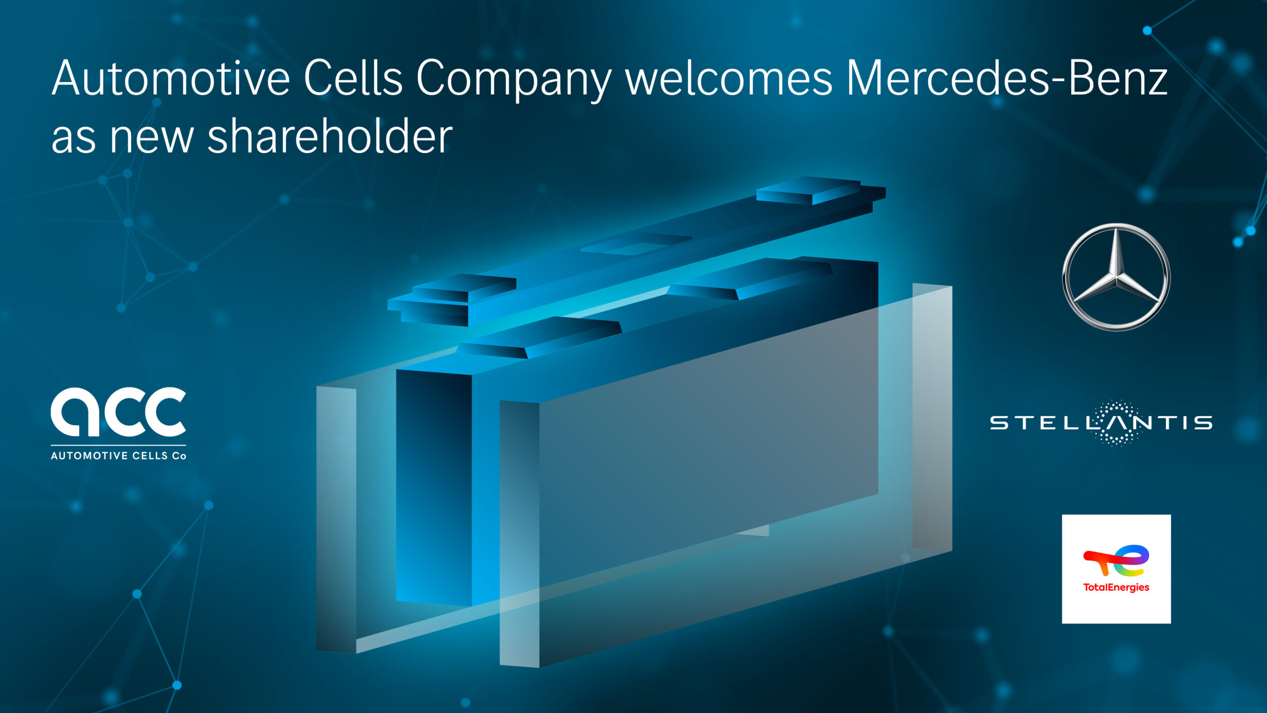Stellantis і TotalEnergies об'єднуються з Mercedes-Benz для стратегічного розвитку Automotive Cells Company