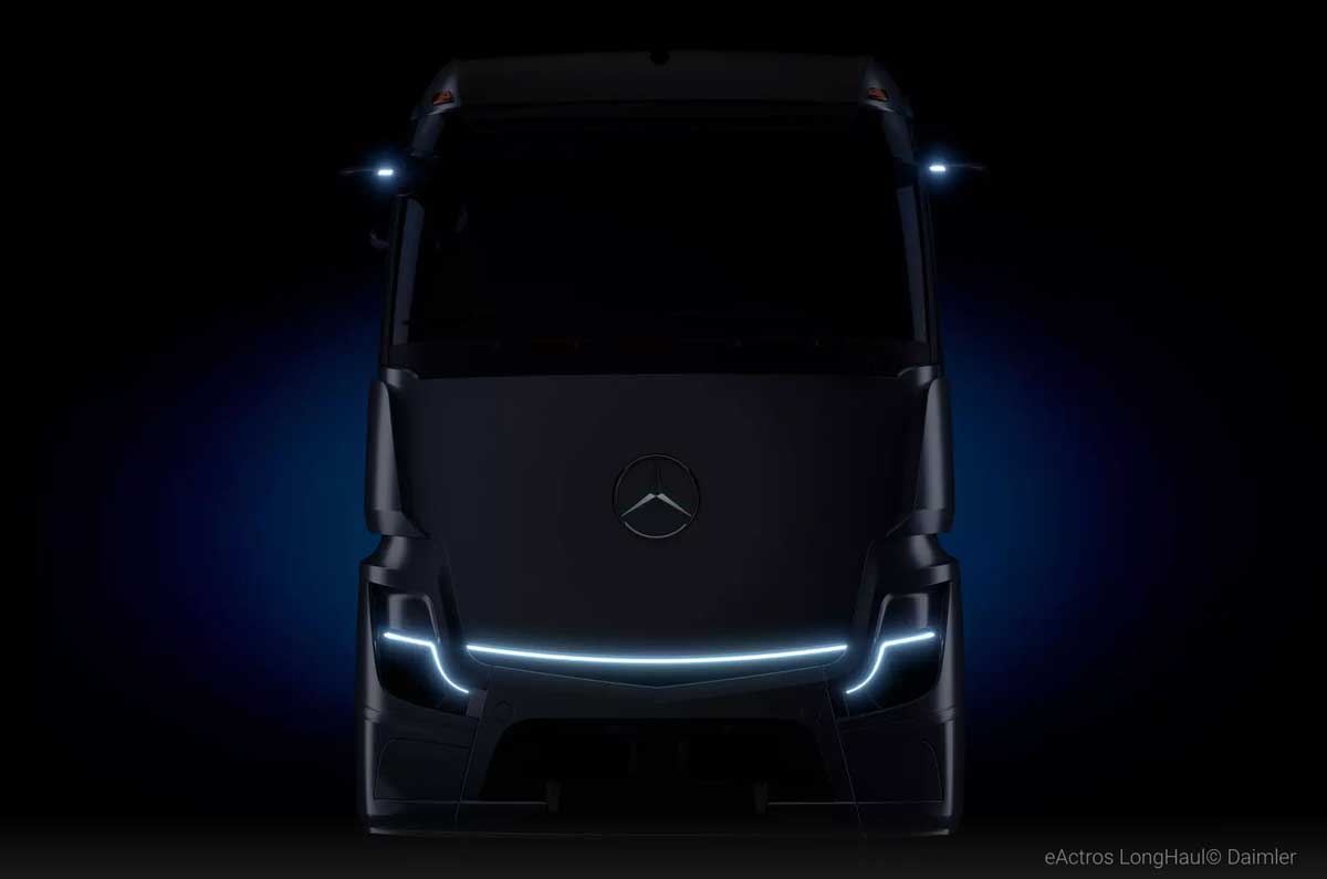 Mercedes-Benz показав перші зображення електричного тягача